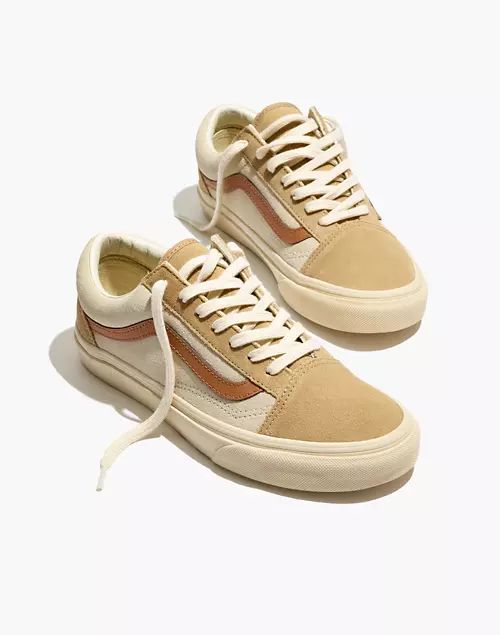 Madewell x Vans® Unisex Old Skool Lace-Up Sneakers in Camel Colorblock | Madewell
