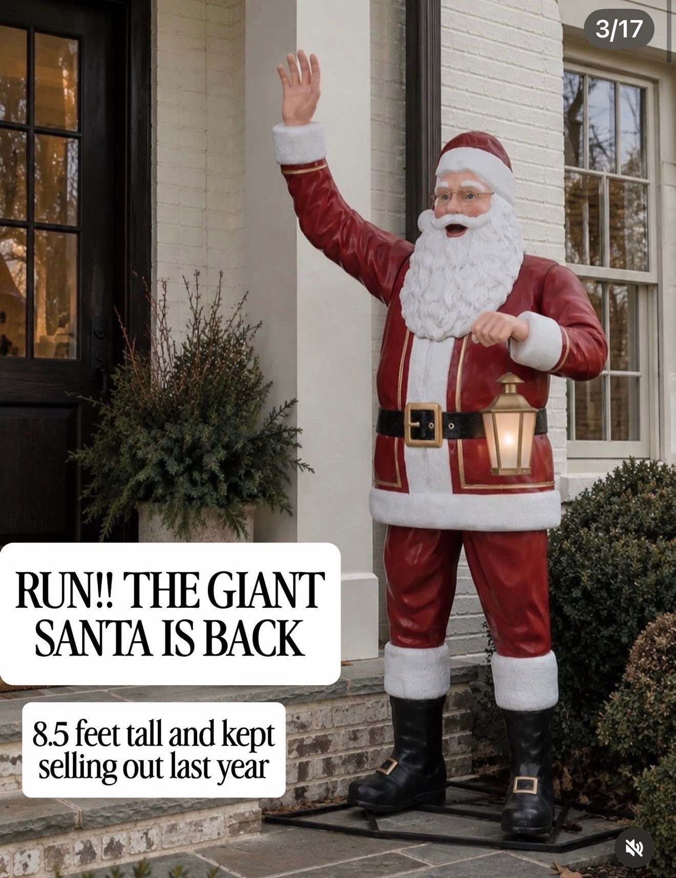 Back in stock this always sells out every year. This one is 8 1/2 feet tall.

#LTKSaleAlert #LTKHome