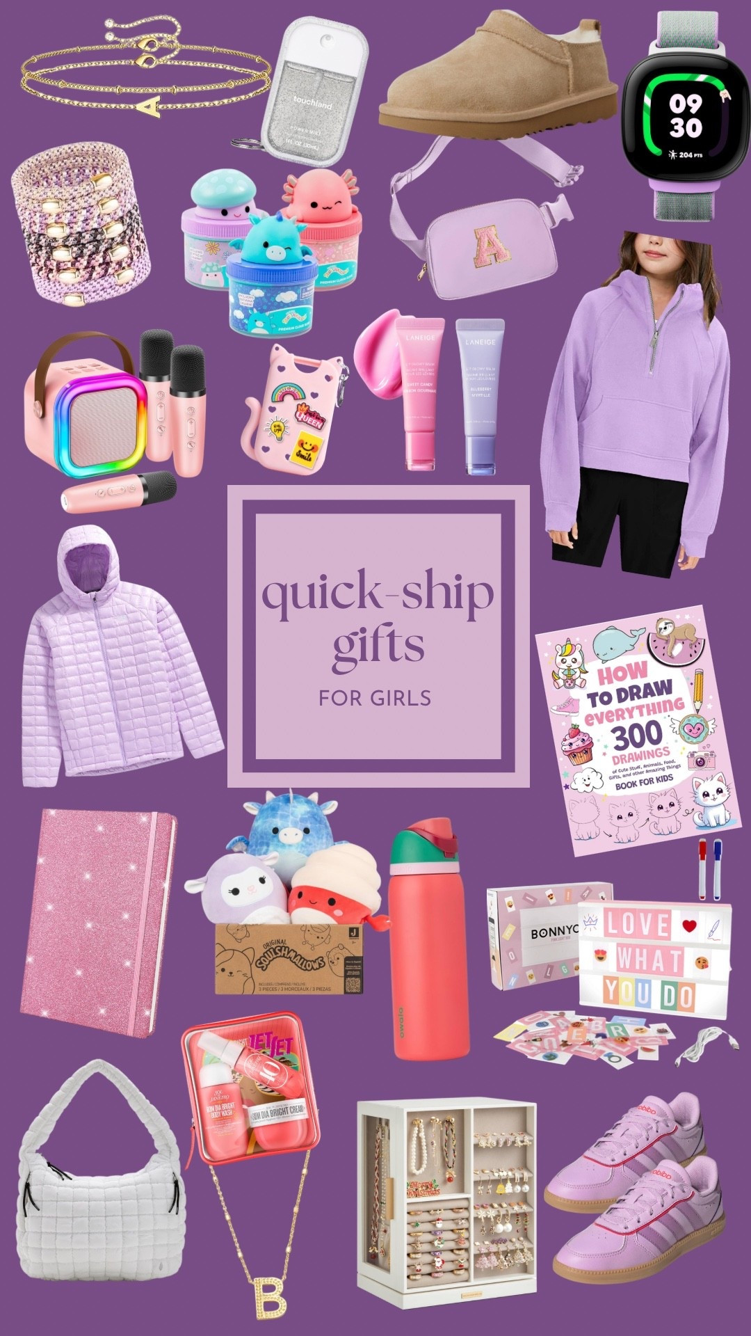Quick ship gift ideas for the girls on your list! These ideas are fun, cute, and trending now. These karaoke machine and hand sanitizer cases are so cute! 

#LTKmomlife #LTKGiftGuide #LTKKids