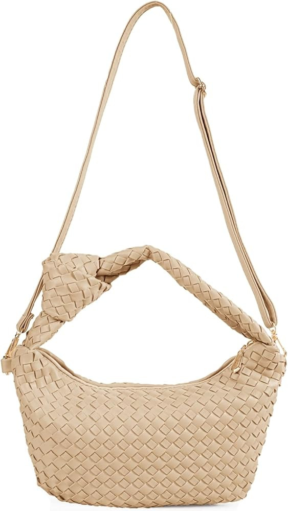 Women's Soft Faux Leather Tote Bag Top Handle Shoulder Bag Satchel Large Capacity Handbag (Light ... | Amazon (US)