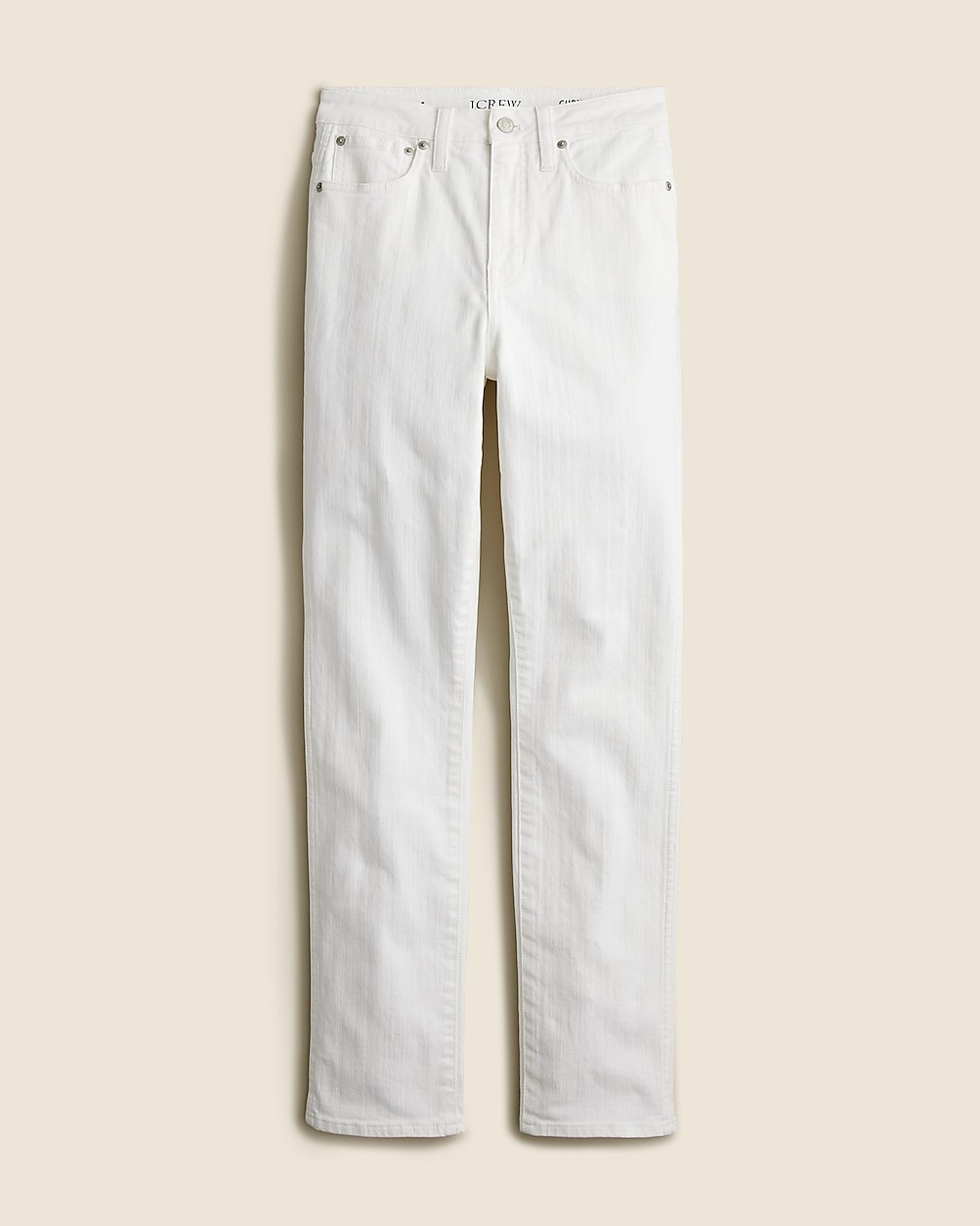 Curvy vintage slim-straight jean in white wash | J. Crew US