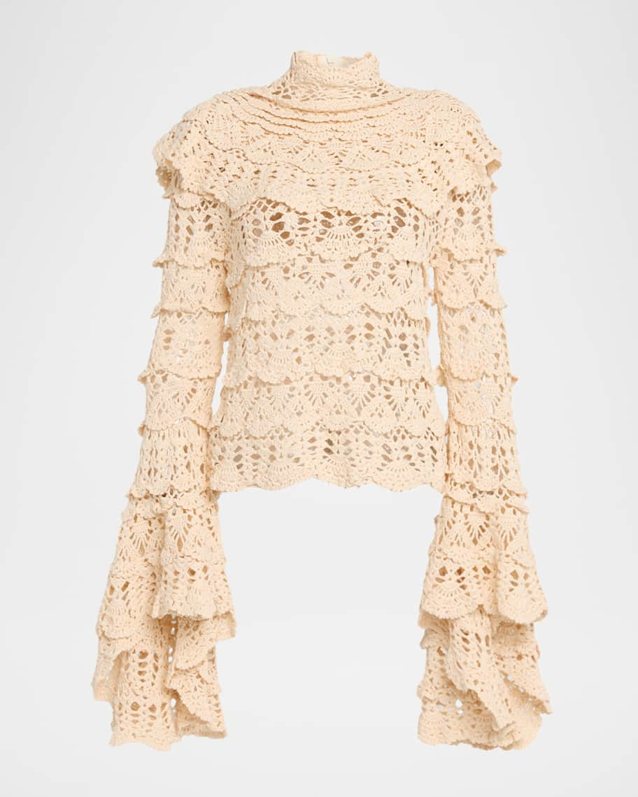 Hypnotic Hand Crochet Sweater | Neiman Marcus