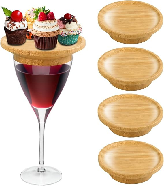 4 PCS Wine Glass Charcuterie Topper, Wine Glass Charcuterie Board Topper, Charcuterie Wine Glass ... | Amazon (US)