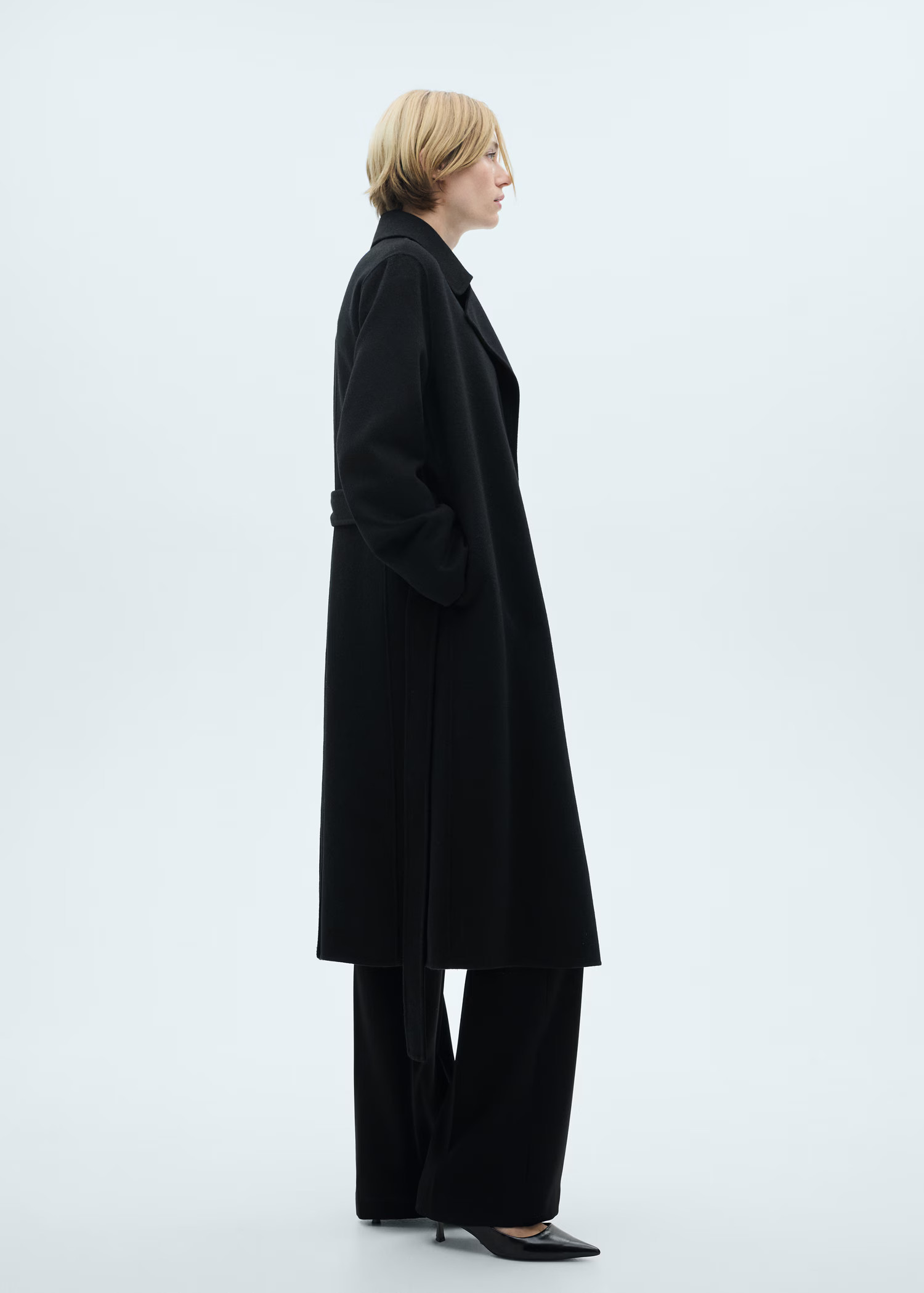 Belt handmade coat | MANGO (UK)