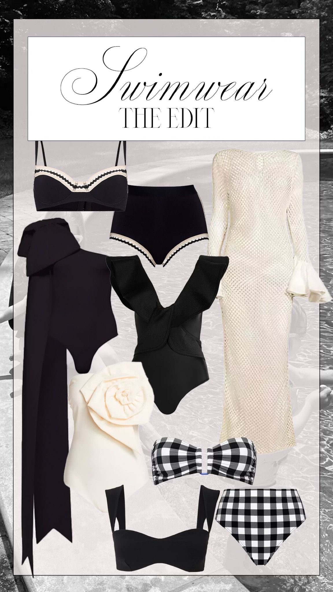 The swimwear edit 🖤

#LTKswim #LTKSeasonal #LTKstyletip