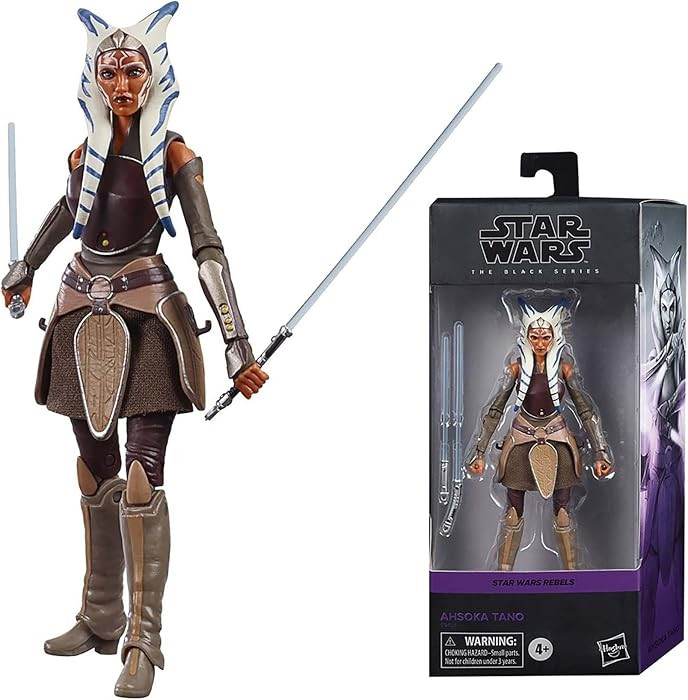 STAR WARS The Black Series Ahsoka Tano Toy 6-Inch-Scale Rebels Collectible Action Figure, Toys fo... | Amazon (US)