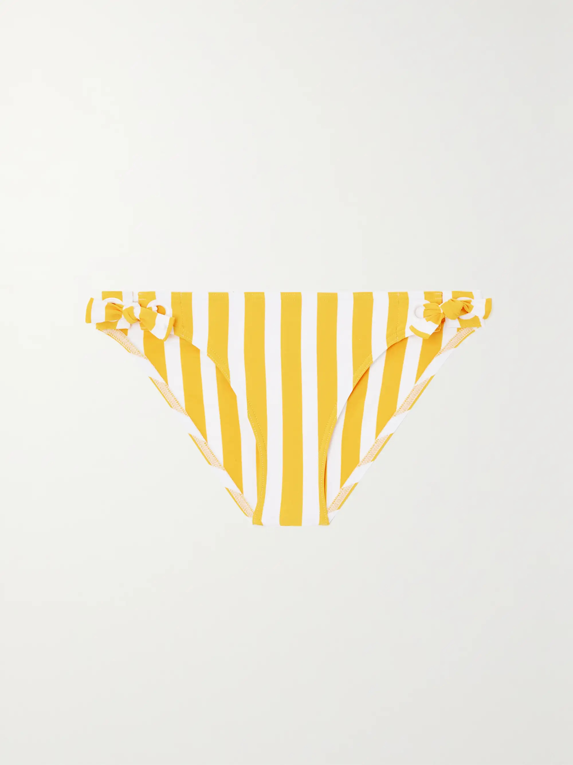 Samba Vida eyelet-embellished striped bikini briefs | NET-A-PORTER APAC