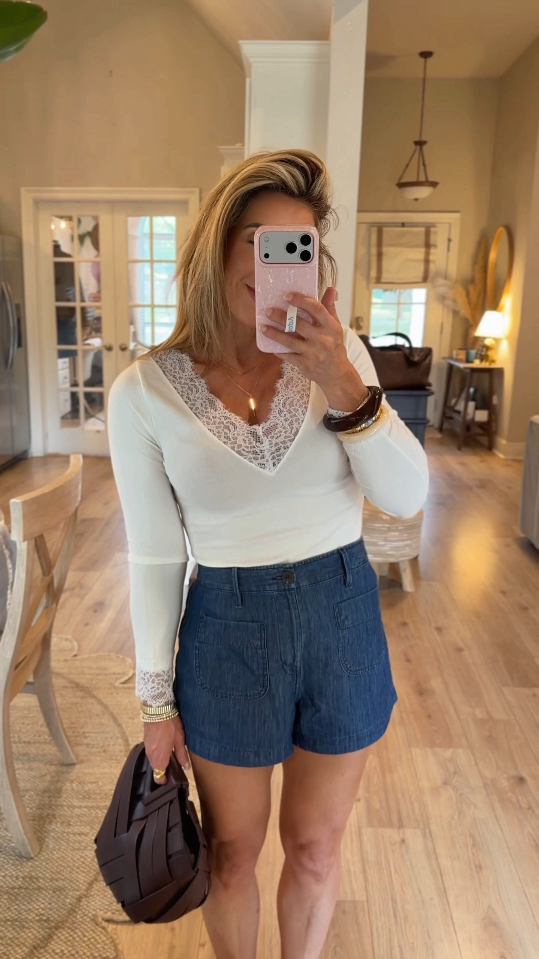 This lace trimmed top is so so pretty and soft. Love the delicate detailing in the neckline and the sleeves.

Fall outfits women, date night outfits, long sleeve fall tops, Amazon knit tops, fall transition, summer to fall transitional pieces

#LTKootd #LTKgrwm #LTKOver40