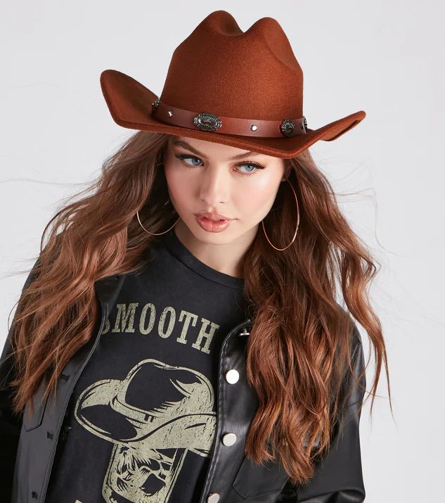 Not My First Rodeo Faux Wool Cowboy Hat | Windsor Stores