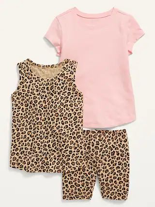 T-Shirt, Tank Top &#x26; Biker Shorts 3-Pack for Toddler | Old Navy (US)