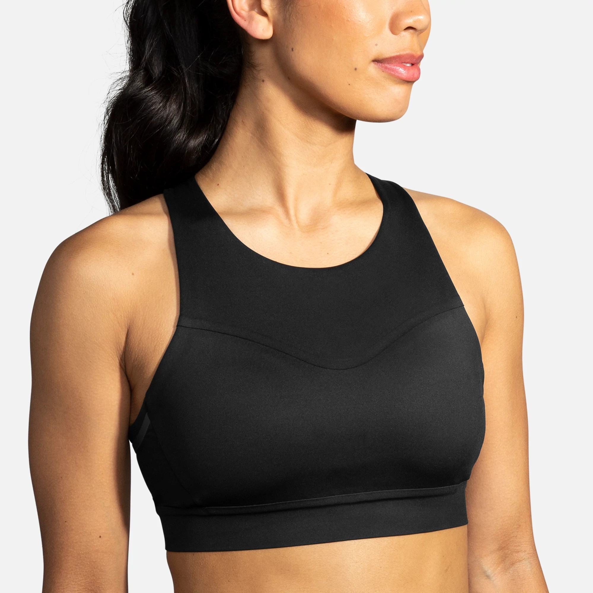 Women's Brooks Drive 3 Pocket Sports Bra - Black, Size: 38-C/D | Apparel - Road Runner Sports | Road Runner Sports