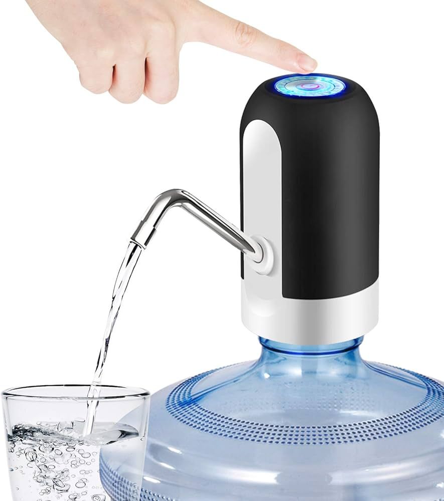 5 Gallon Water Bottle Dispenser, USB Charging Water Bottle Pump, Portable Water Dispenser Pump fo... | Amazon (US)