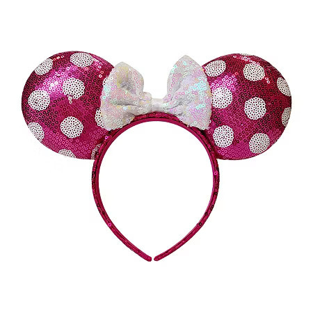 Disney Collection Girls Pink Minnie Mouse Ears Headband, One Size, Pink | JCPenney