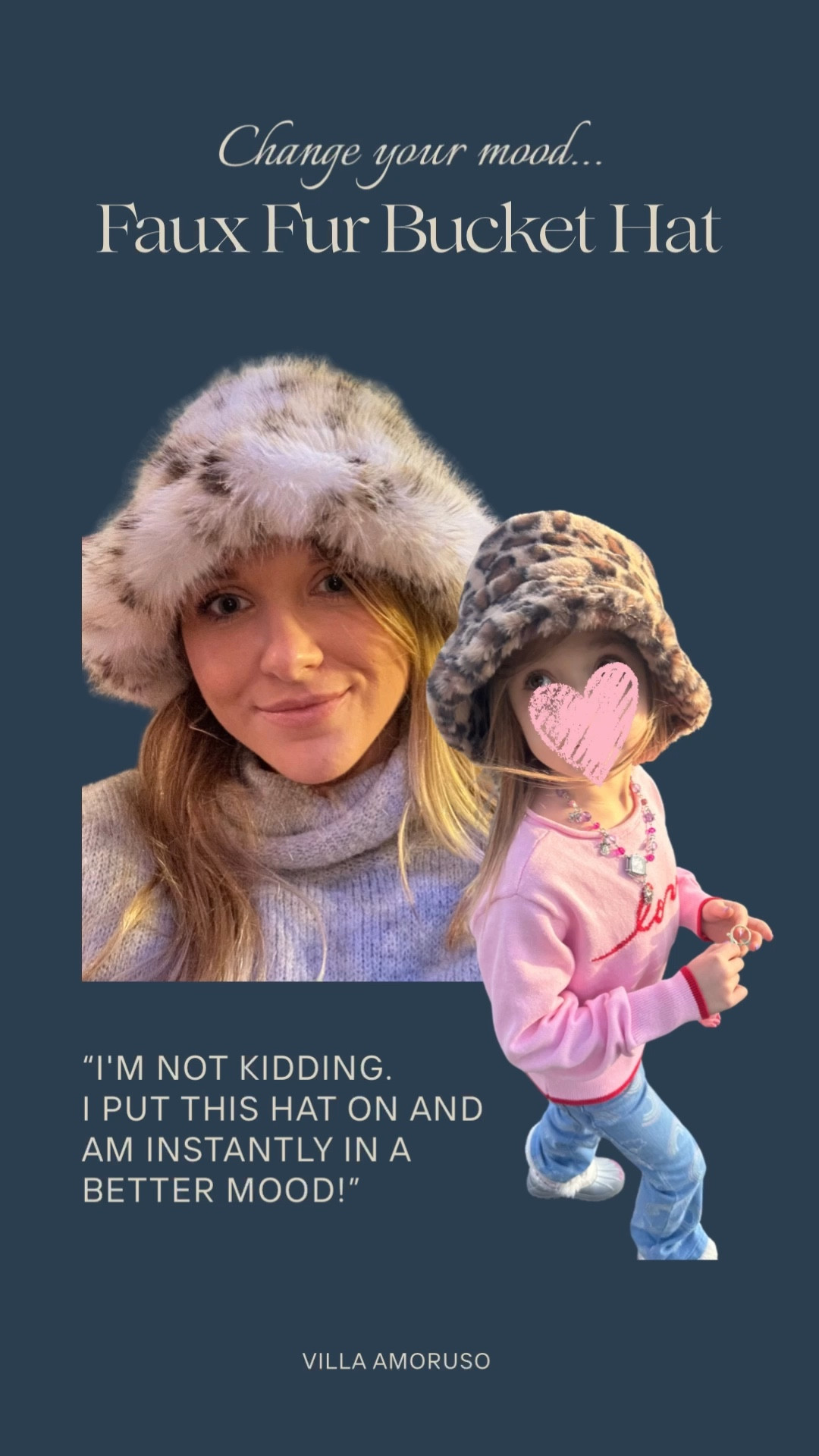 Who knew a silly little purchase could do this?

My daughter comes home from work every day and puts this hat on—like clockwork.
My niece tells me her daughter takes on an entirely new, confident persona the moment she wears hers.

Somehow, this faux fur bucket hat became more than an accessory.
It’s comfort. It’s confidence. It’s a small ritual that changes the mood instantly.

Sometimes it really is the little things.

🤍

(Going fast!)

#LTKSeasonal #LTKFindsUnder50 #LTKKids