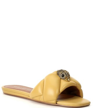 Kensington Leather Puff Slip On Sandals | Dillard's