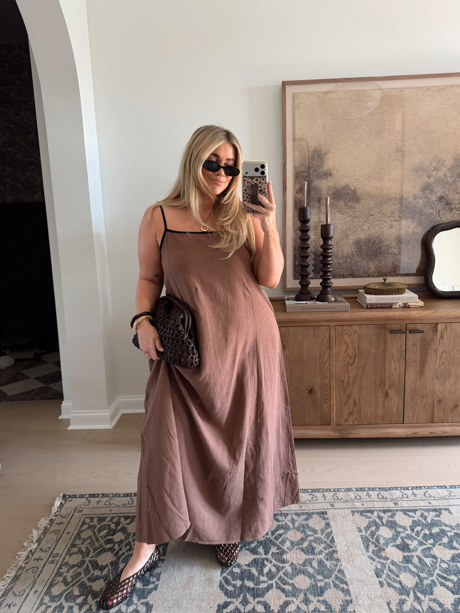 Amazon summer dress🤎 I got an XL

#LTKMidsize #LTKSaleAlert #LTKootd