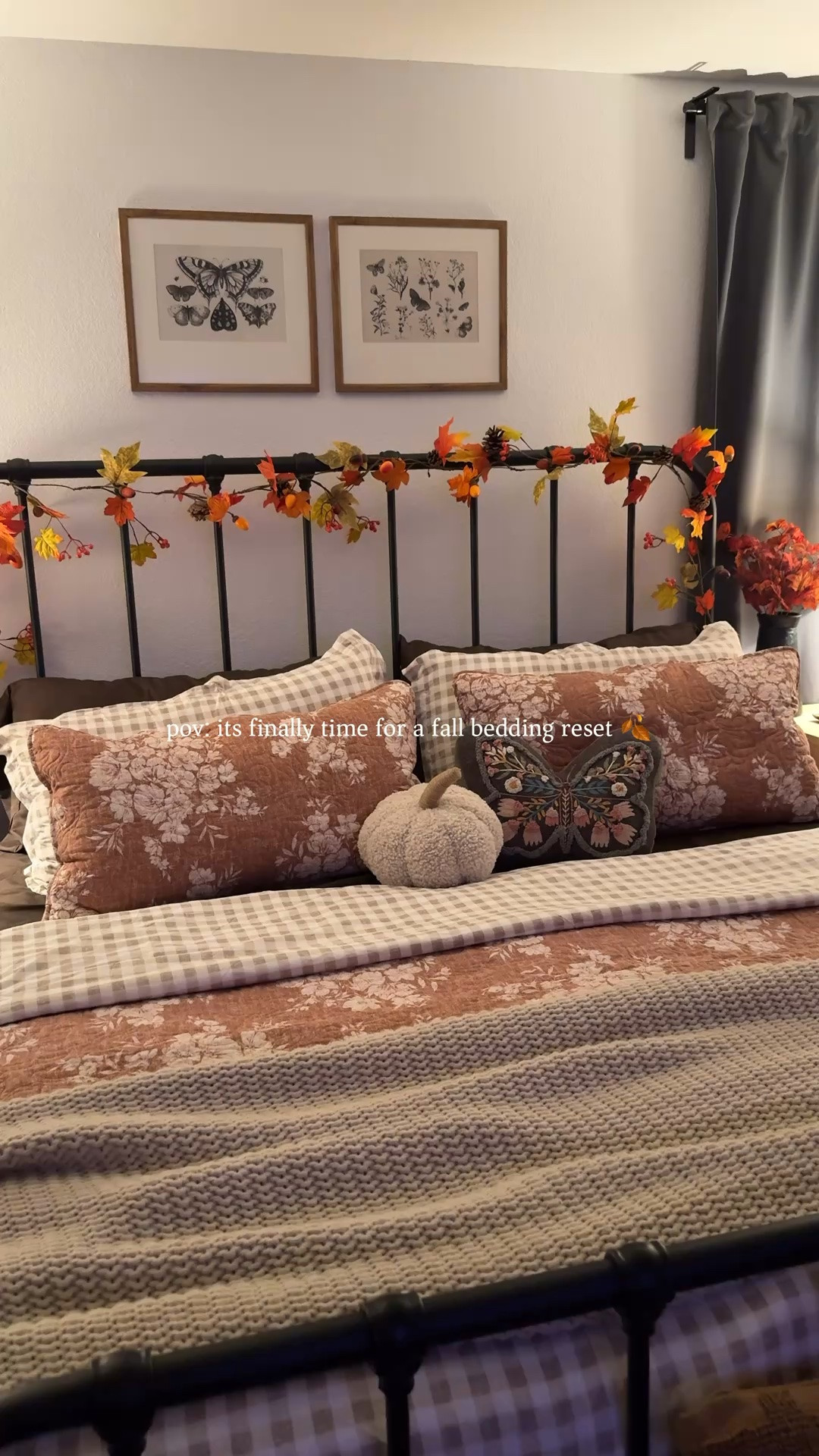 Fall Bedding Reset 🍂#fall

#LTKHome