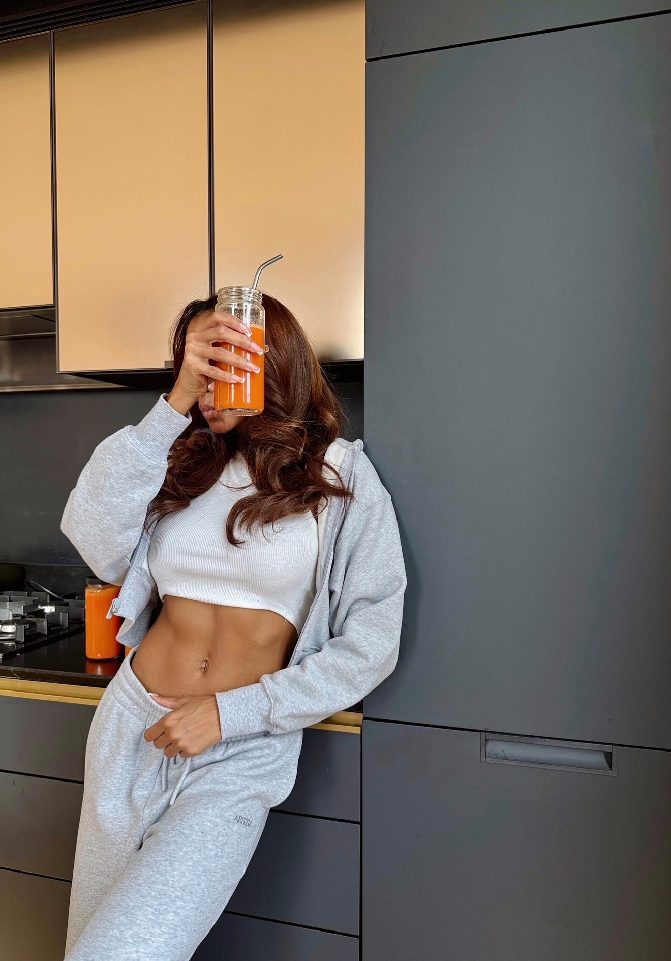 Wearing a size XS in the jacket / S in the pants 🩶

#LTKootd