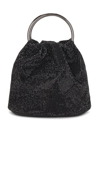 olga berg Mabel Crystal Top Handle Bag in Black. | Revolve Clothing (Global)