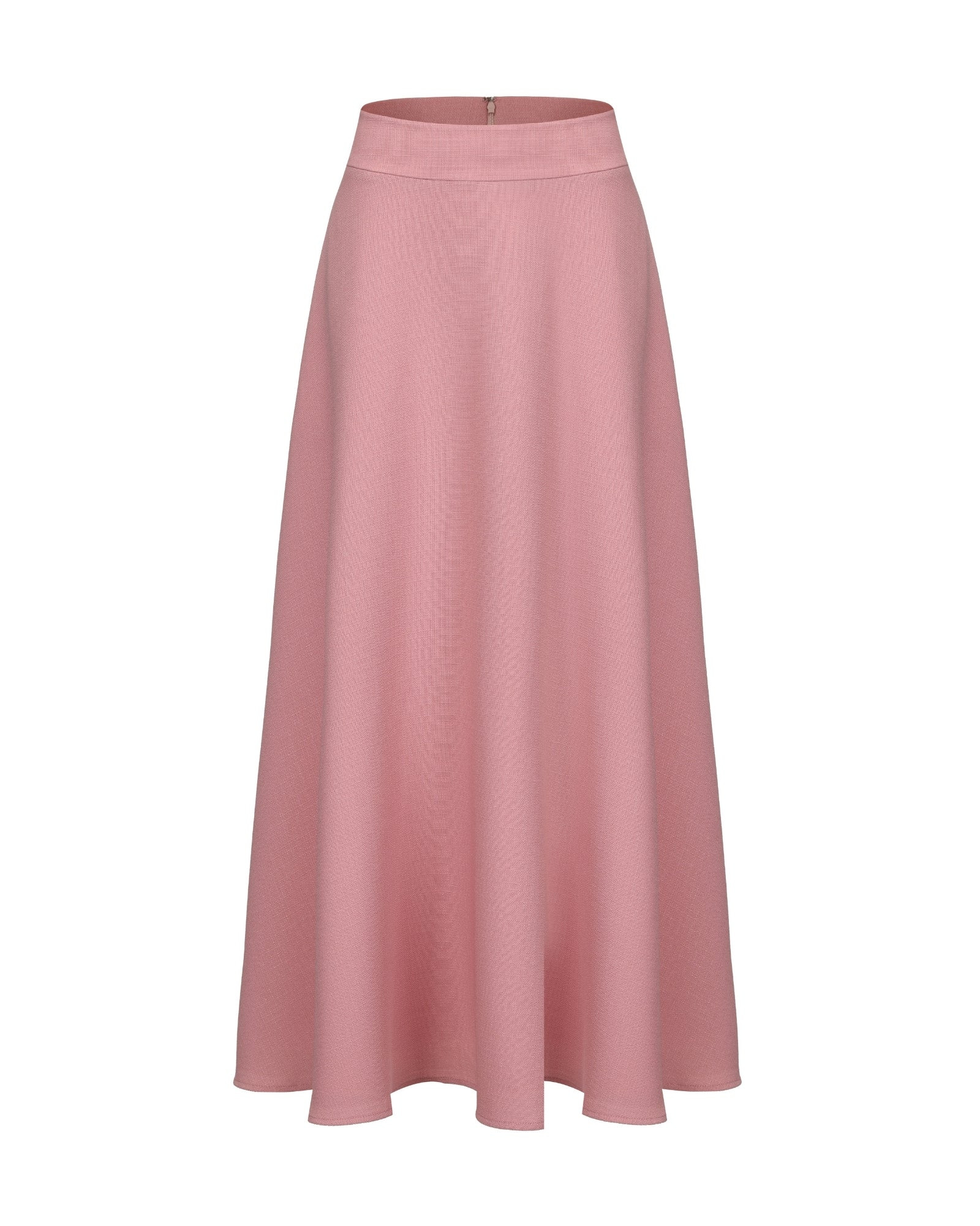 Blaire Skirt (Pink) | Pink A-Line Maxi Skirt | Elegant Maxi Skirt | Nana Jacqueline