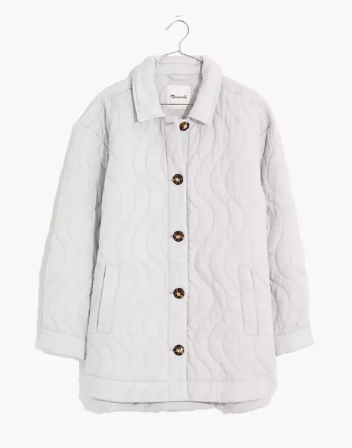 Quilted Belrose Shirt-Jacket | Madewell