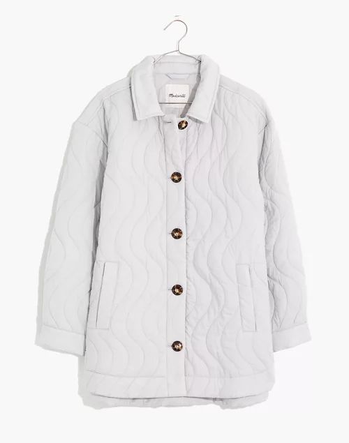 Quilted Belrose Shirt-Jacket | Madewell