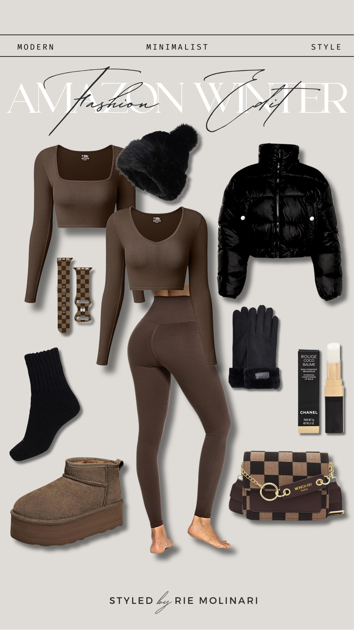 Moody Winter outfit inspo! ✨🤎🖤

#LTKstyletip #LTKGiftGuide #LTKfindsunder100