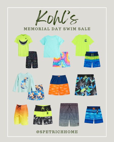 Grab your kids swimming suits at Kohl’s during their Memorial Day Sale! $10 off $25 + Sale prices! 



#LTKSwim #LTKKids #LTKSaleAlert
