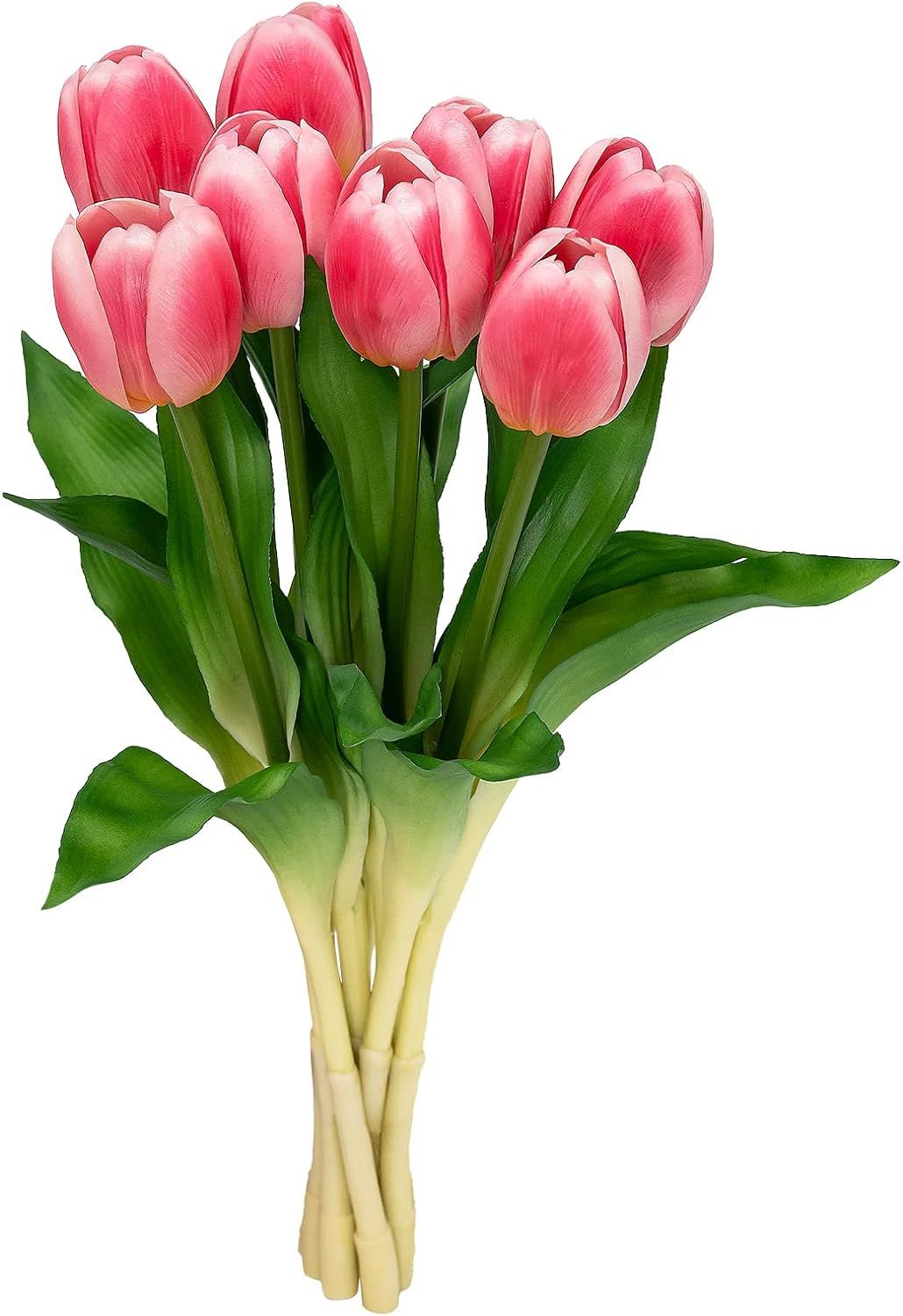 Softflame Artificial/Fake/Faux Flowers - Tulip Pink 8PCS for Wedding, Home, Party, Restaurant | Amazon (US)