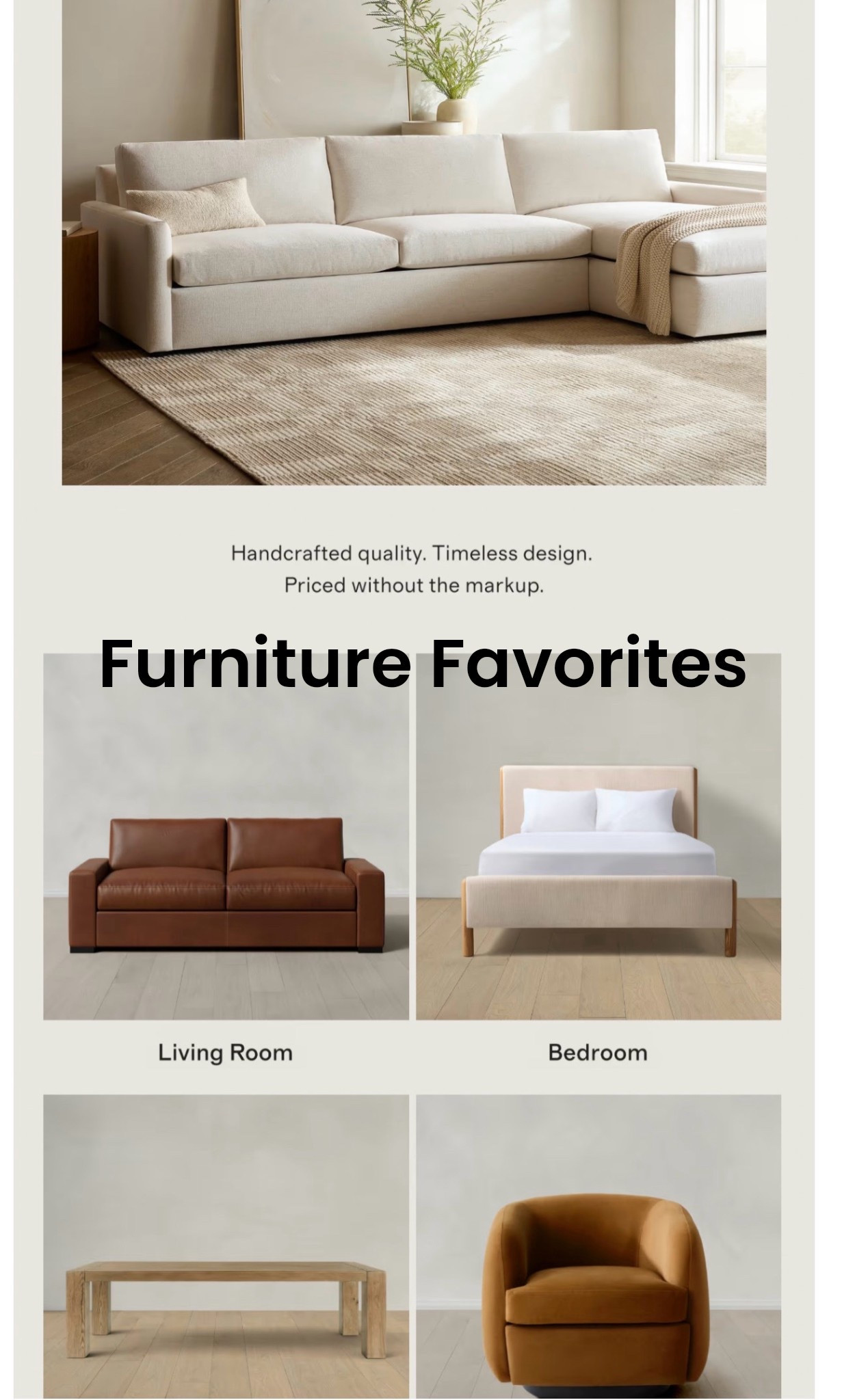 Furniture Favorites by Quince #ltkfurnitture #ltkhome #classyfurniture #modernfurniture #minimalistyle

#LTKHome