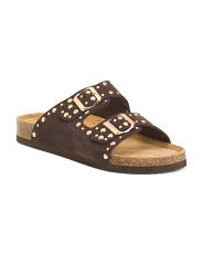 Suede Fanna Sandals | TJ Maxx