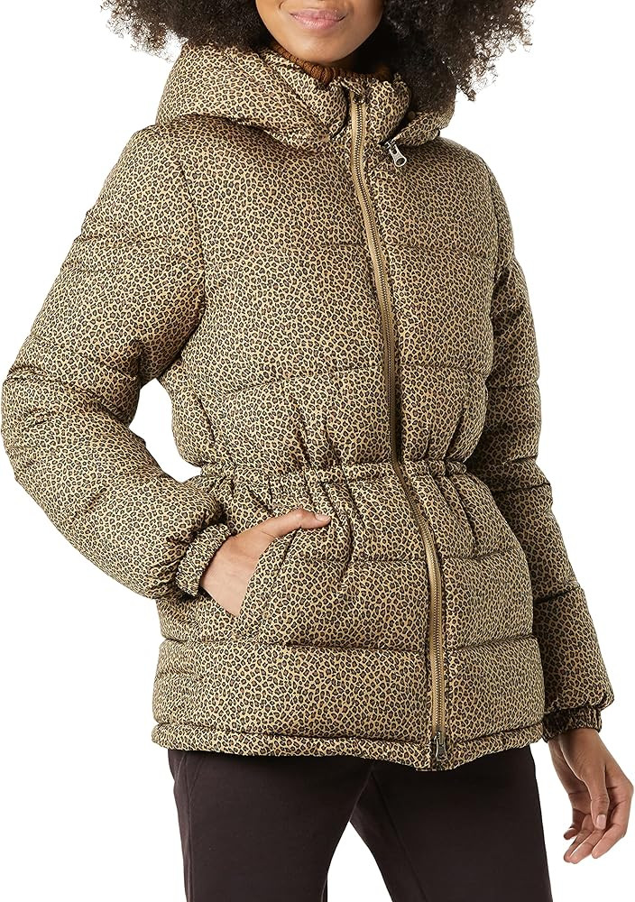 Amazon Essentials Women's Heavyweight Puffer Jacket with Drawstring Waist | Amazon (US)