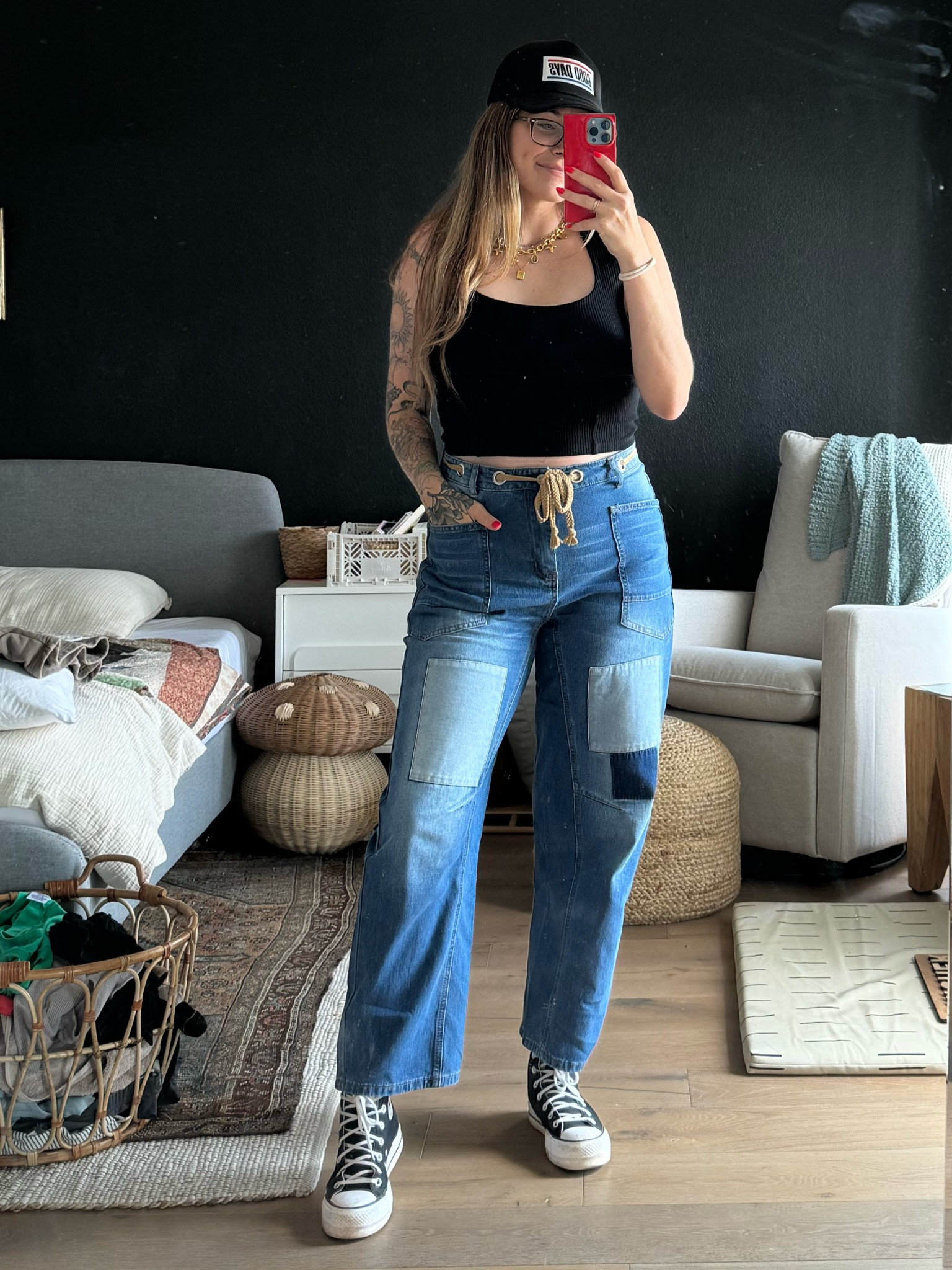 Wearing a sz 10 in these FP dupe jeans!! They are so cute for summer
Mama style, midsize, converse platform, high tops, barrel jeans 

#LTKMidsize #LTKStyleTip #LTKShoeCrush