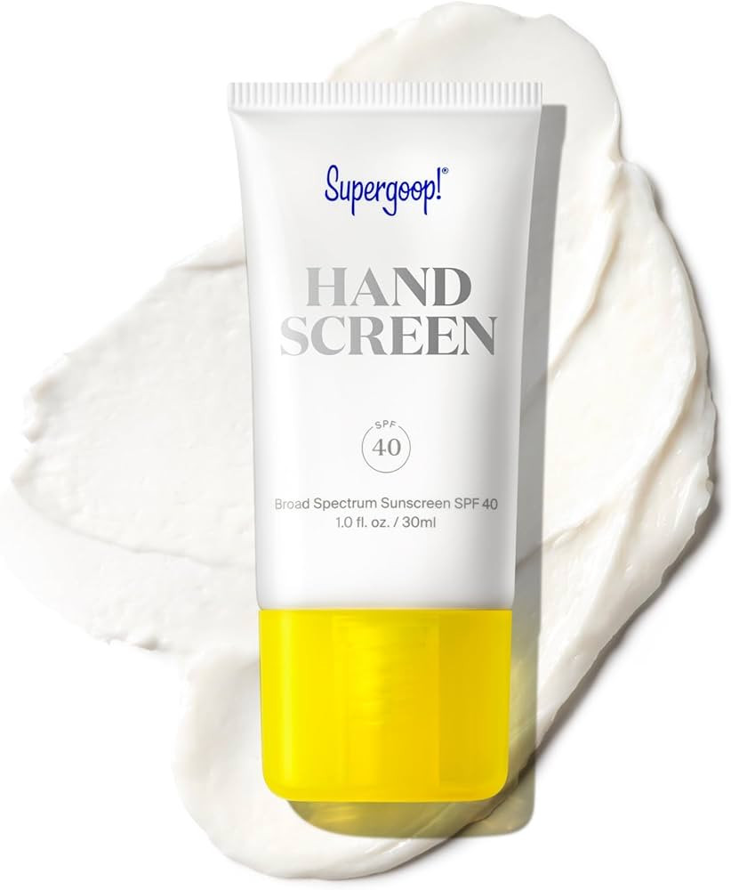 Supergoop! Handscreen SPF 40, 1 fl oz - Preventative, SPF Hand Cream For Dry Cracked Hands - Fast... | Amazon (US)