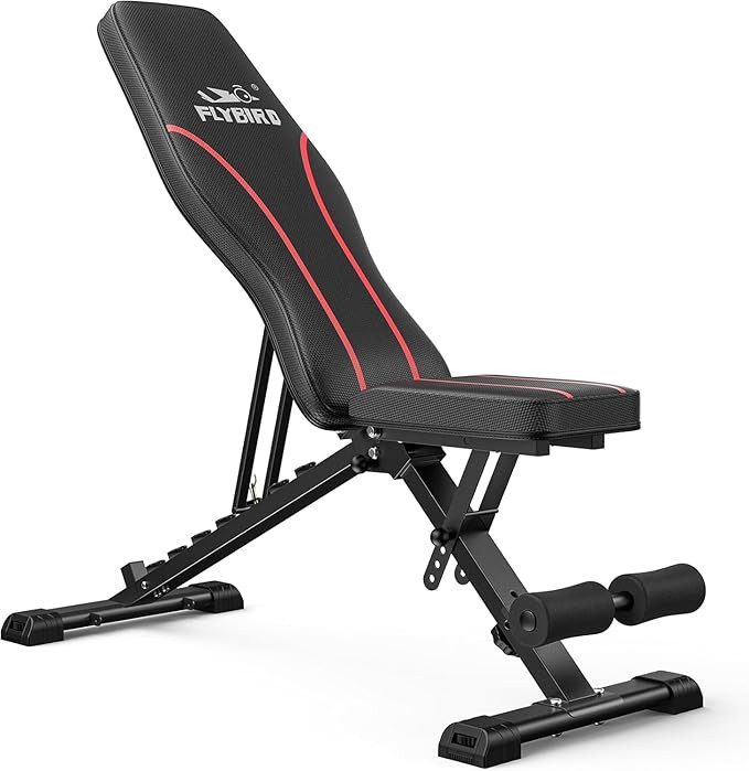 FLYBIRD WB2 Weight Bench, Utility Adjustable Weight Bench for Full Body Workout- Multi-Purpose Fo... | Amazon (US)