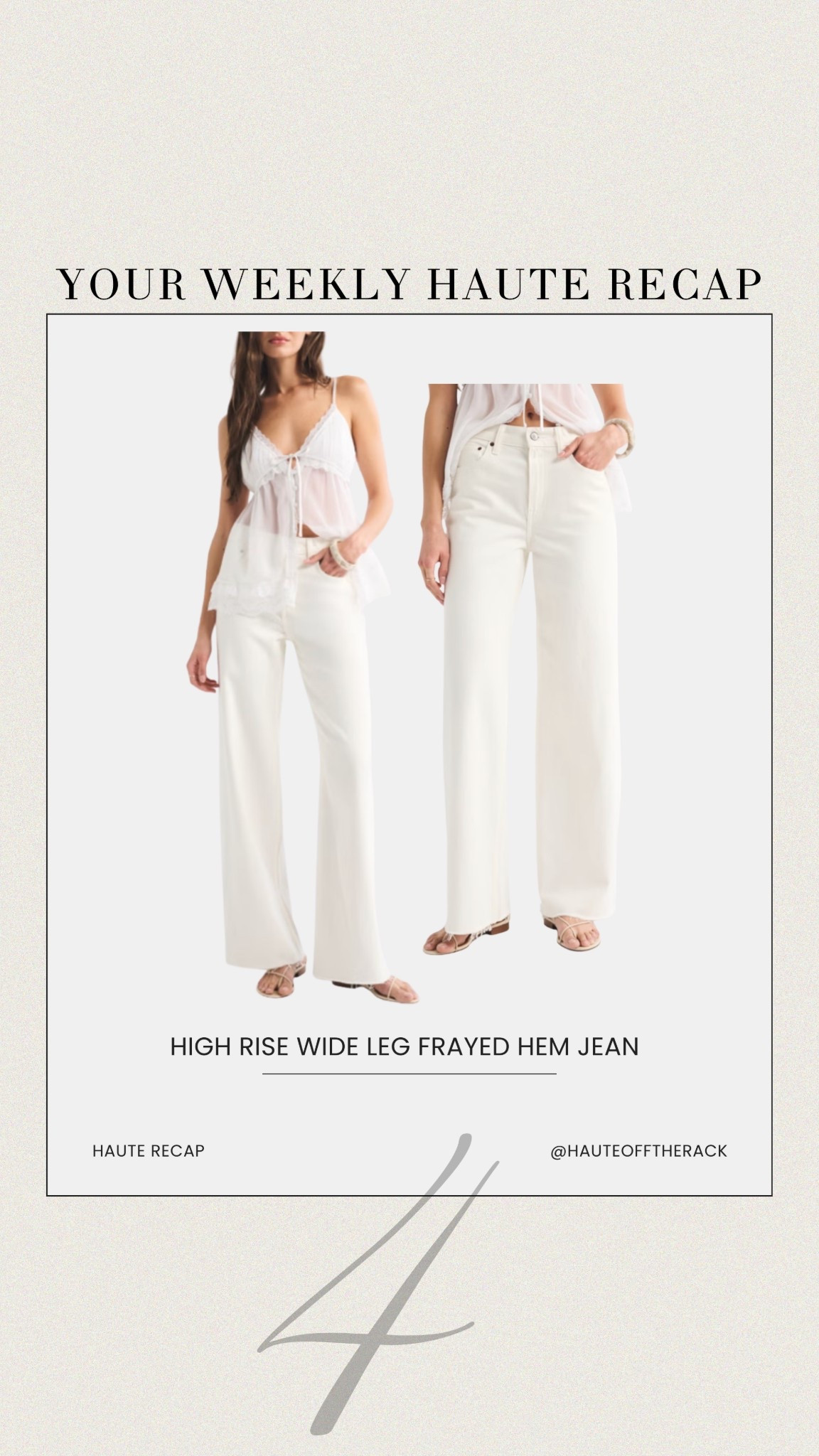 ICYMI: sharing a few things you might have missed last week!

#denim #whitedenimjeans #whitepants #abercrombie #springoutfits #widelegjeans #jeans


#LTKSeasonal #LTKWorkwear #LTKootd