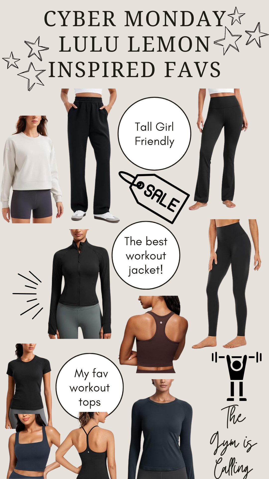 🔥CYBER MONDAY ACTIVEWEAR🔥
Lululemon-inspired sets without the price tag… all from Amazon + all on SALE today!! 🖤💪🏼

These are my go-to workout staples — buttery soft, squat-proof, tall-girl approved, and perfect for every workout from pilates to lifting to running. As an Amazon influencer, these are truly my most-worn, most-loved pieces ever 🙌🏼✨

Linking everything on LTK so you can grab my favs before the sale ends!
#amazonactivewear #cybermondaydeals #tallgirlfriendly #ltkfitness #luludupe #amazoninfluencer #gymoutfitinspo #workoutwear #ltksalealert 

 

#LTKCyberWeek #LTKActive #LTKTall