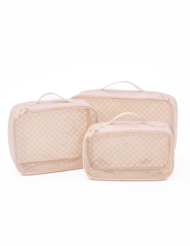 Nude Packing Cubes | Pink Lily