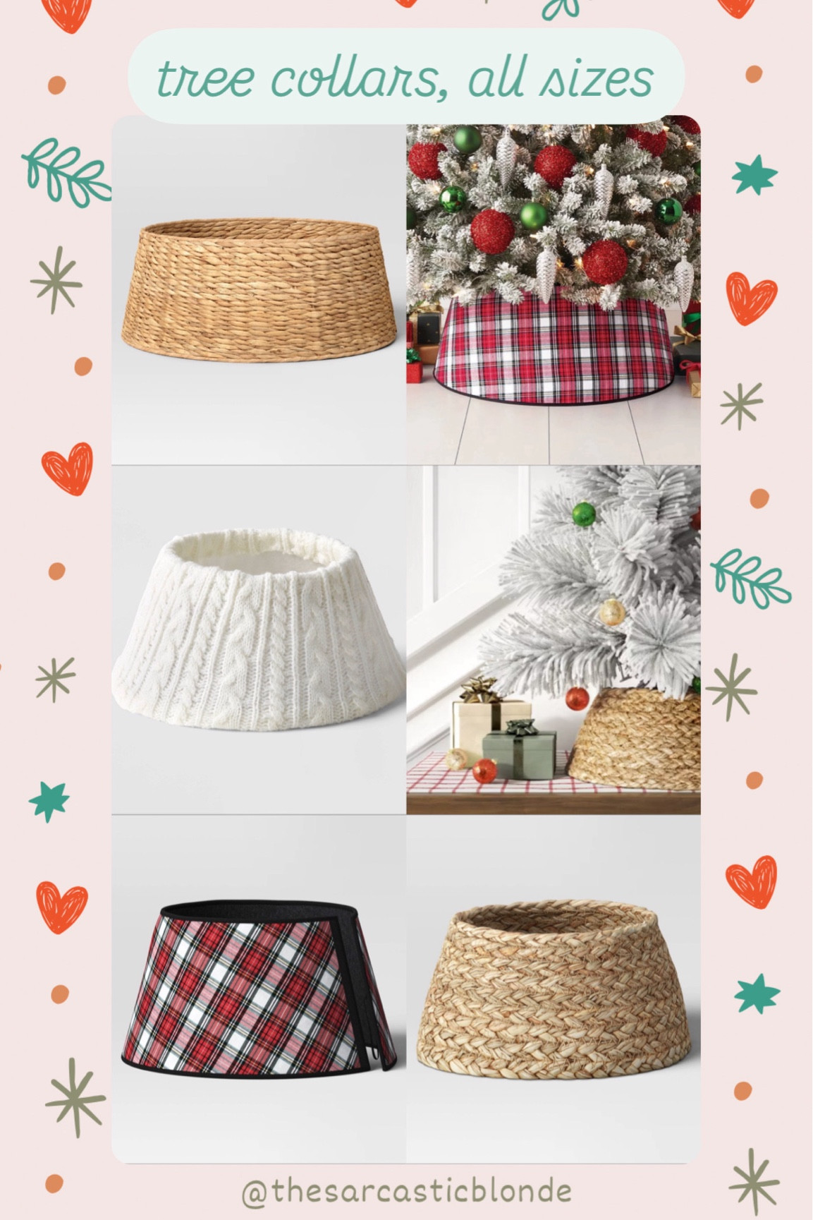 Target tree collars, all sizes 5 inch to 28 inch 

Christmas decor / Christmas tree 🌲 

#LTKGiftGuide #LTKSeasonal #LTKHoliday