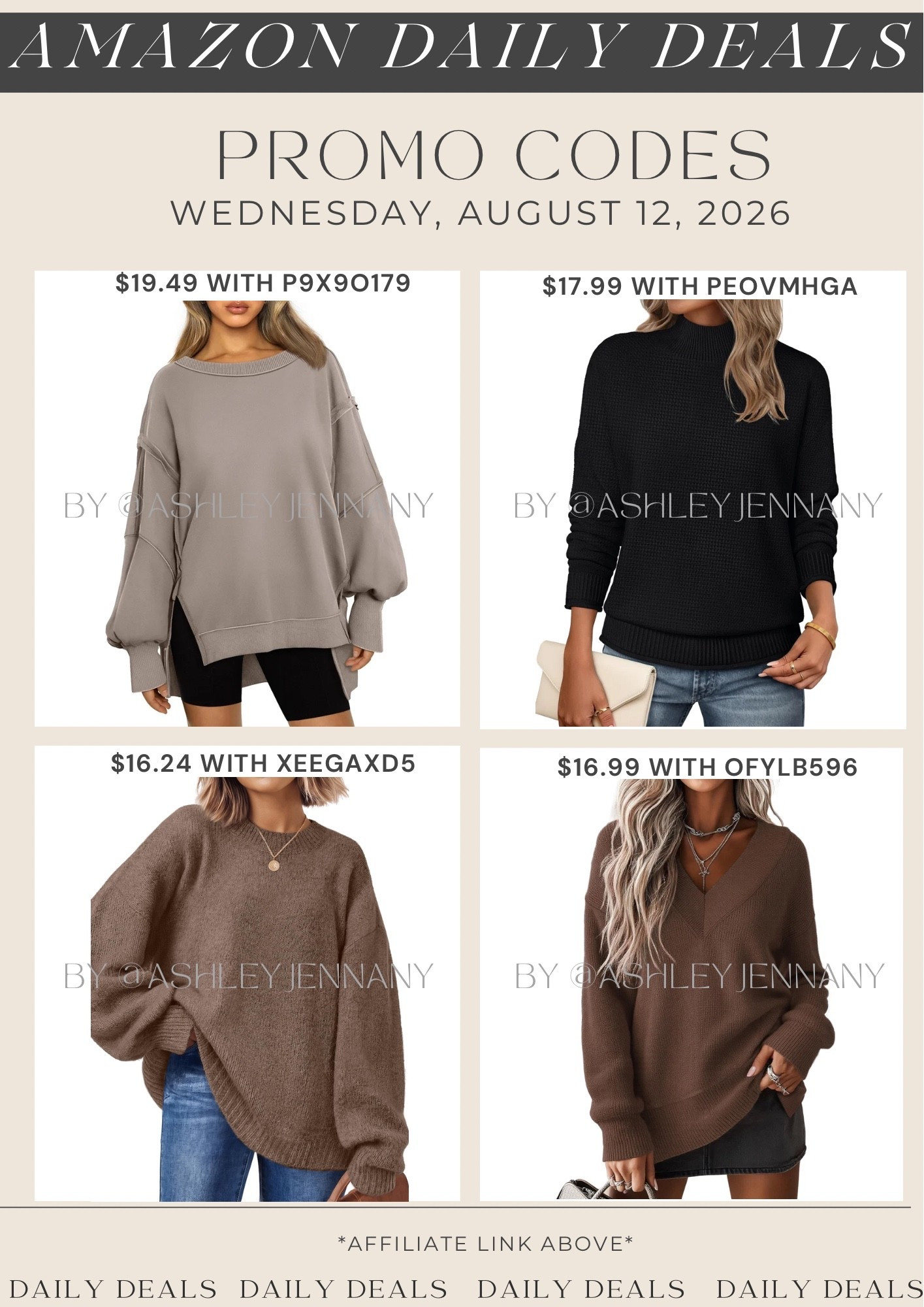 Amazon deals

#LTKSaleAlert #LTKMidsize #LTKSeasonal