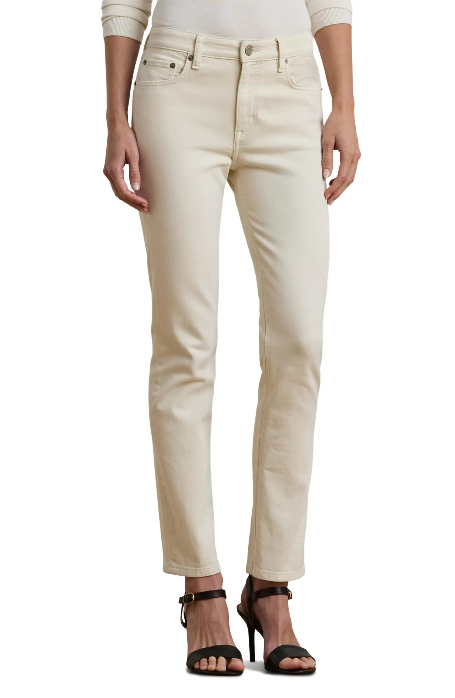 High Waist Straight Leg Ankle Jeans | Nordstrom