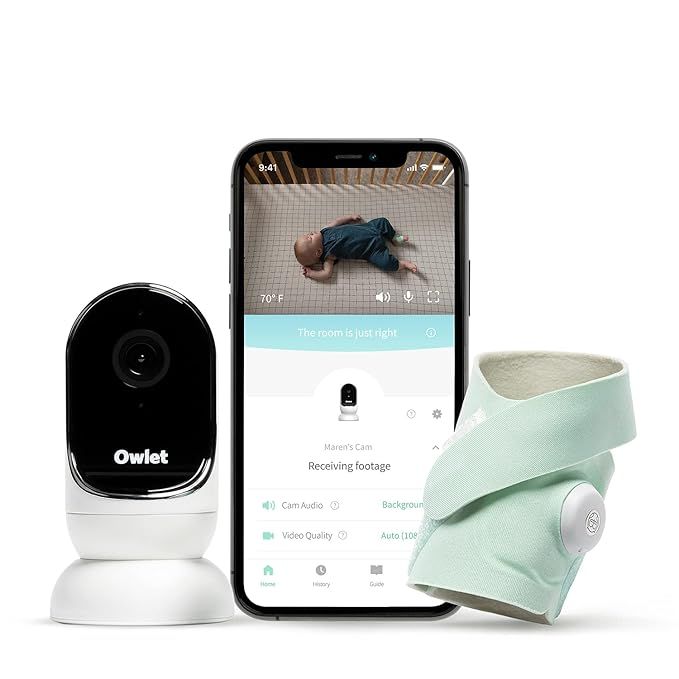 Owlet Duo — Cam and Smart Sock 3 — Smart Baby Monitor with Camera — Night Vision and Audio ... | Amazon (US)