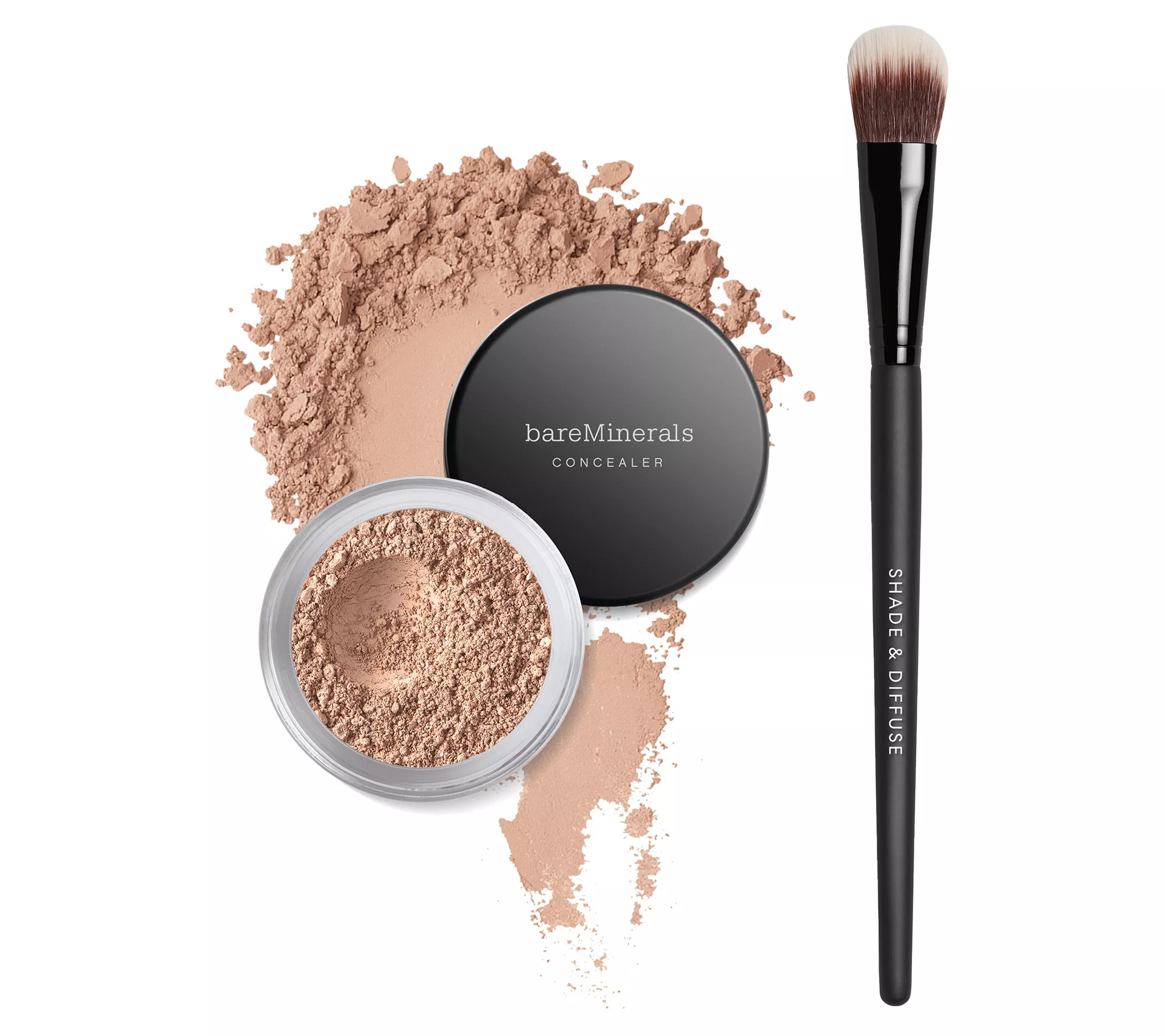 bareMinerals Bisque Loose Concealer with Brush - QVC.com | QVC