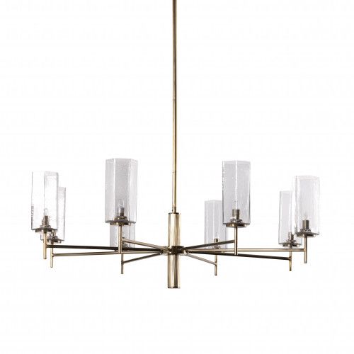Four Hands Cosmo Chandelier Aged Brass | Gracious Style