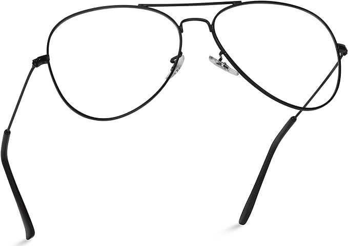 WearMe Pro - Premium Elegant Metal Frame Retro Vintage Aviator Glasses | Amazon (US)
