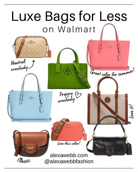 Luxe Bags for Less on @walmart #walmartpartner I am loving these bags!   And you won’t believe the affordable prices for these designer bags! @walmartfashion #walmartfashion

#LTKSeasonal #LTKItBag #LTKOver40