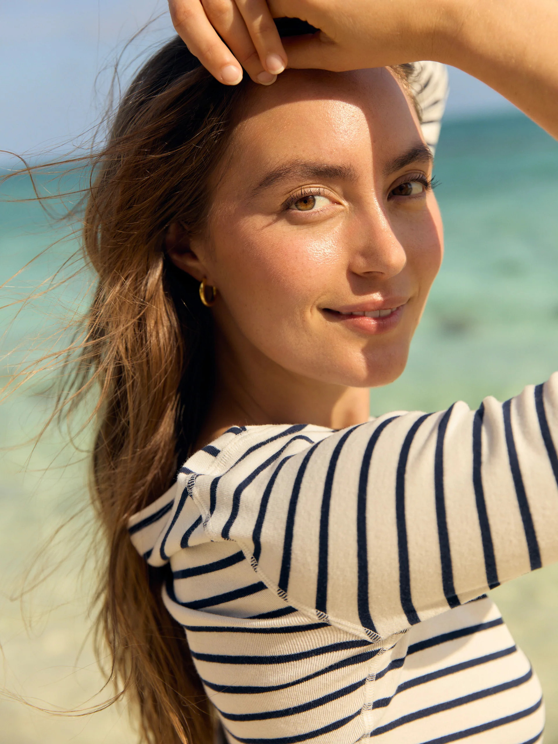 Goldie Tee in Stripe | J.McLaughlin