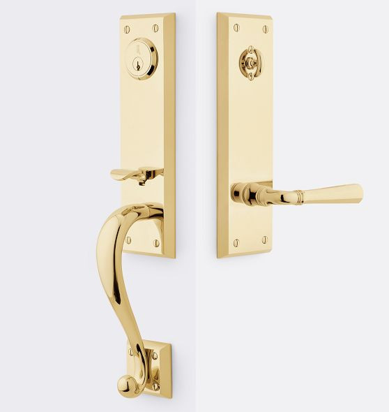 Emry D-Handle Exterior Door Set | Rejuvenation