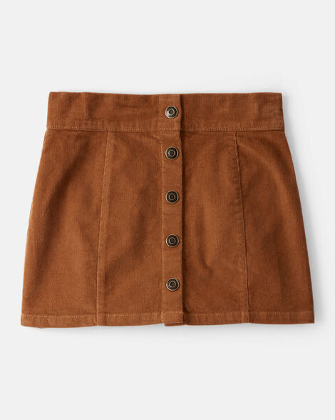 Girls Western Corduroy Skirt - Brown | Carter's Inc