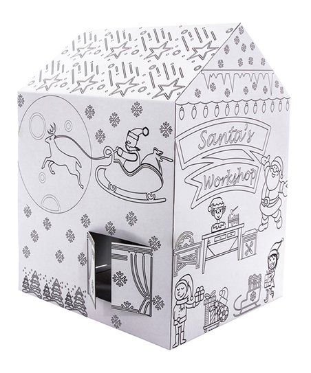 ColorJo Santa Is Coming Color Your Own Playhouse | Zulily